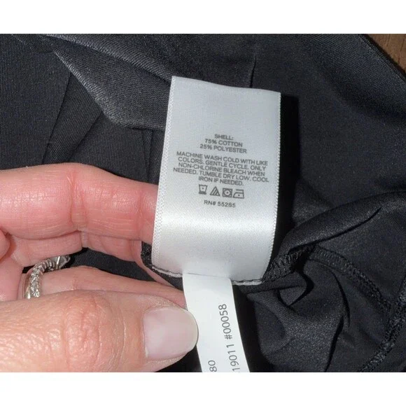 Express Black Ruched Draped Mini Dress NWT Small Stretch Bodycon Cocktail LBD - Picture 11 of 13